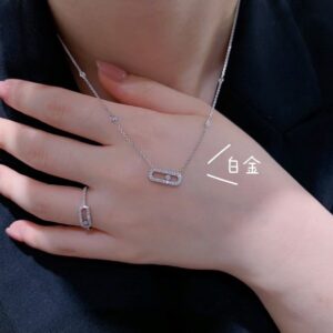 925 Sterling Silver Single Stone Necklace Packaging View