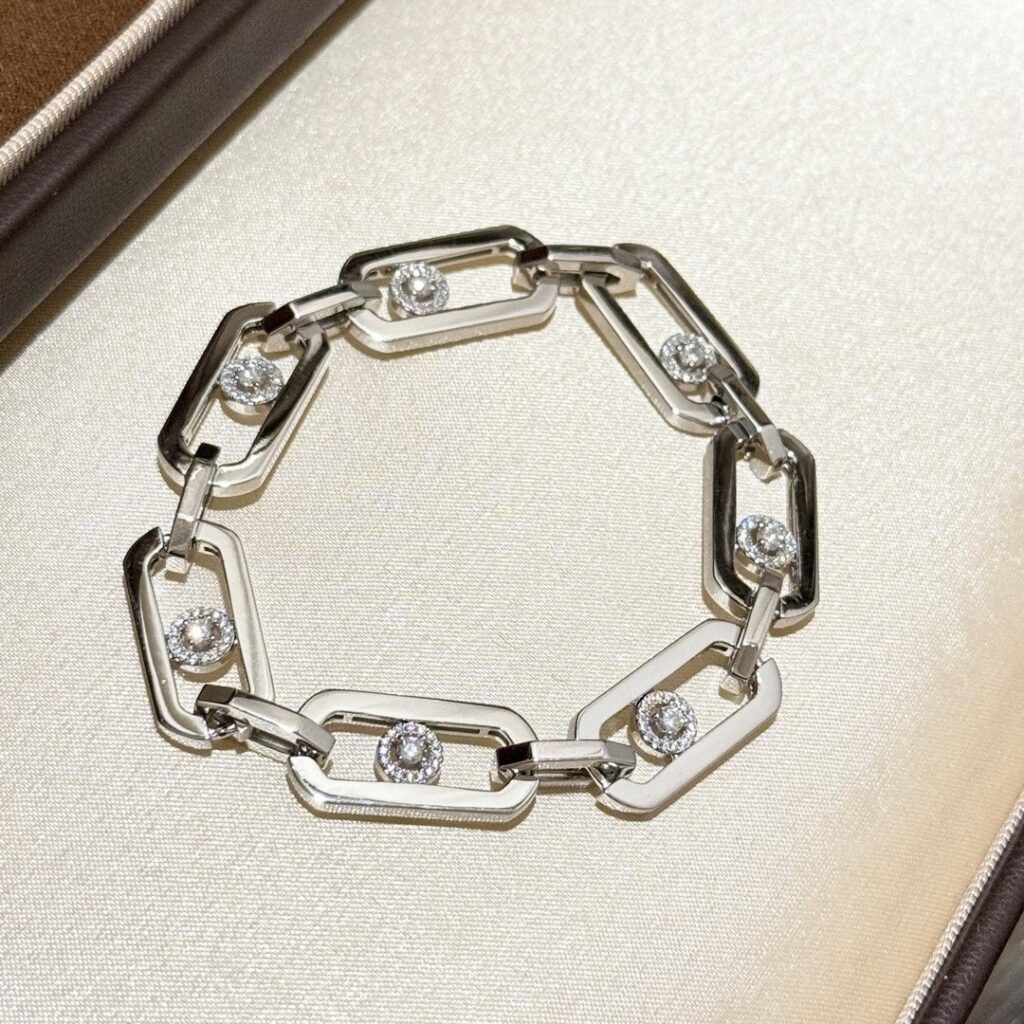 925 Sterling Silver Single Stone Sliding Chain Bracelet Wholesale