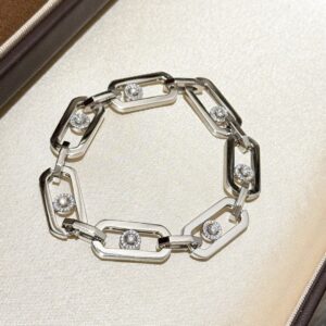 925 Sterling Silver Single Stone Sliding Chain Bracelet Wholesale