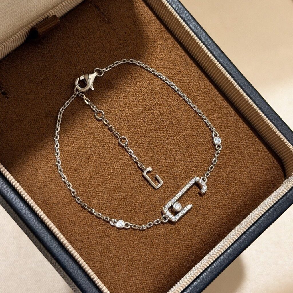 925 Sterling Silver Single Stone Sliding Hook Bracelet Wholesale