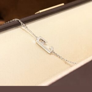 925 Sterling Silver Single Stone Sliding Hook Bracelet Lifestyle View