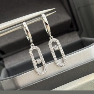 925 Sterling Silver Single Stone Sliding Stud Earrings Wholesale