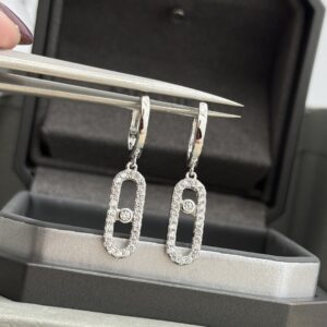 925 Sterling Silver Single Stone Sliding Stud Earrings Packaging View