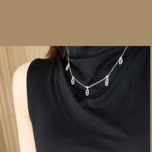 925 Sterling Silver Sliding Stone Necklace Packaging View