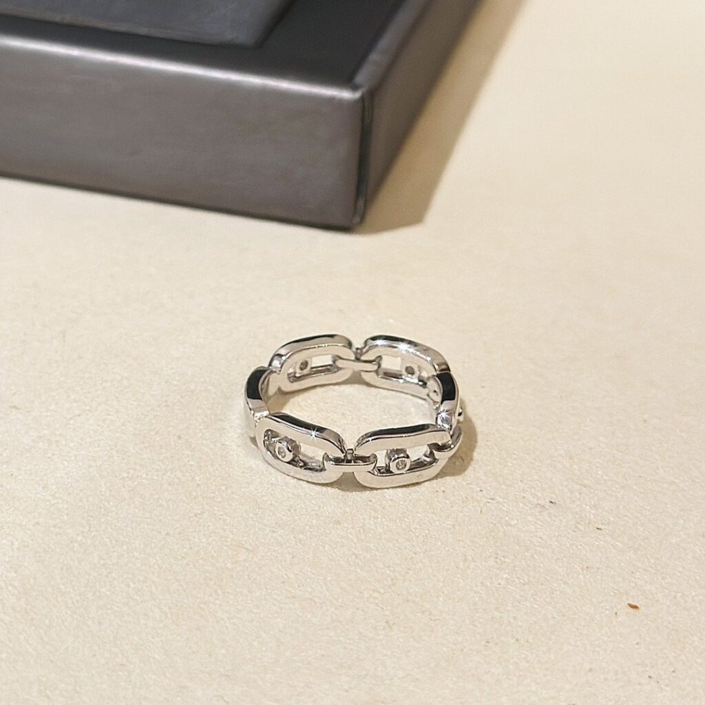 925 Sterling Silver Smooth Sliding Stone Ring Wholesale