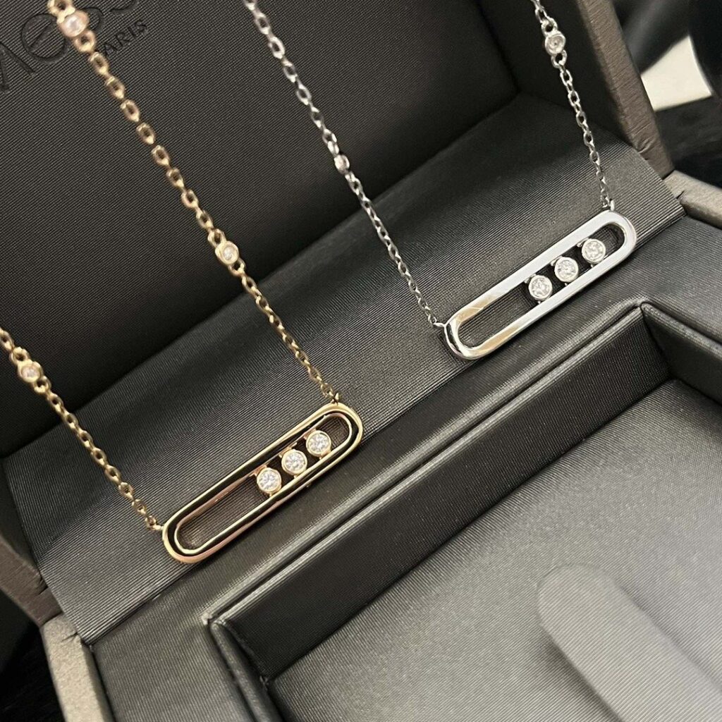 925 Sterling Silver Smooth Three Stone Sliding Necklace Wholesale