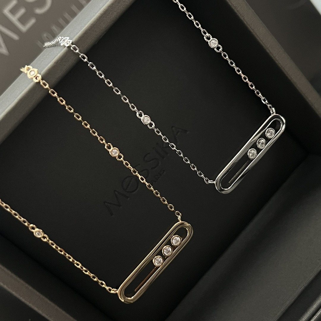 925 Sterling Silver Smooth Three Stone Sliding Necklace Wholesale 925 Sterling Silver Smooth Three Stone Sliding Necklace Wholesale