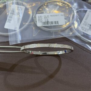 925 Sterling Silver Starry Pave Bangle Wholesale
