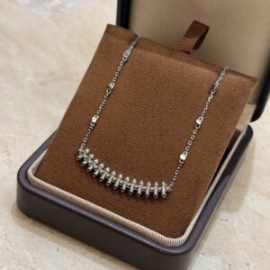925 Sterling Silver Studded Necklace Packaging View
