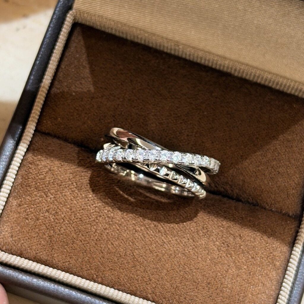 925 Sterling Silver Studded Ring Wholesale