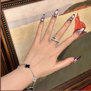 925 Sterling Silver Studded Ring Lifestyle View