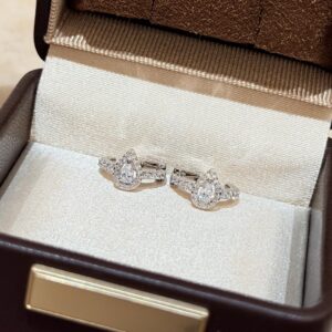 925 Sterling Silver Teardrop Stone Ear Cuff Packaging View