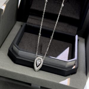 925 Sterling Silver Teardrop Stone Necklace Wholesale