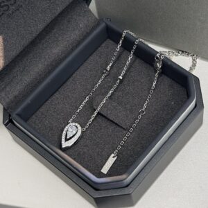 925 Sterling Silver Teardrop Stone Necklace Lifestyle View