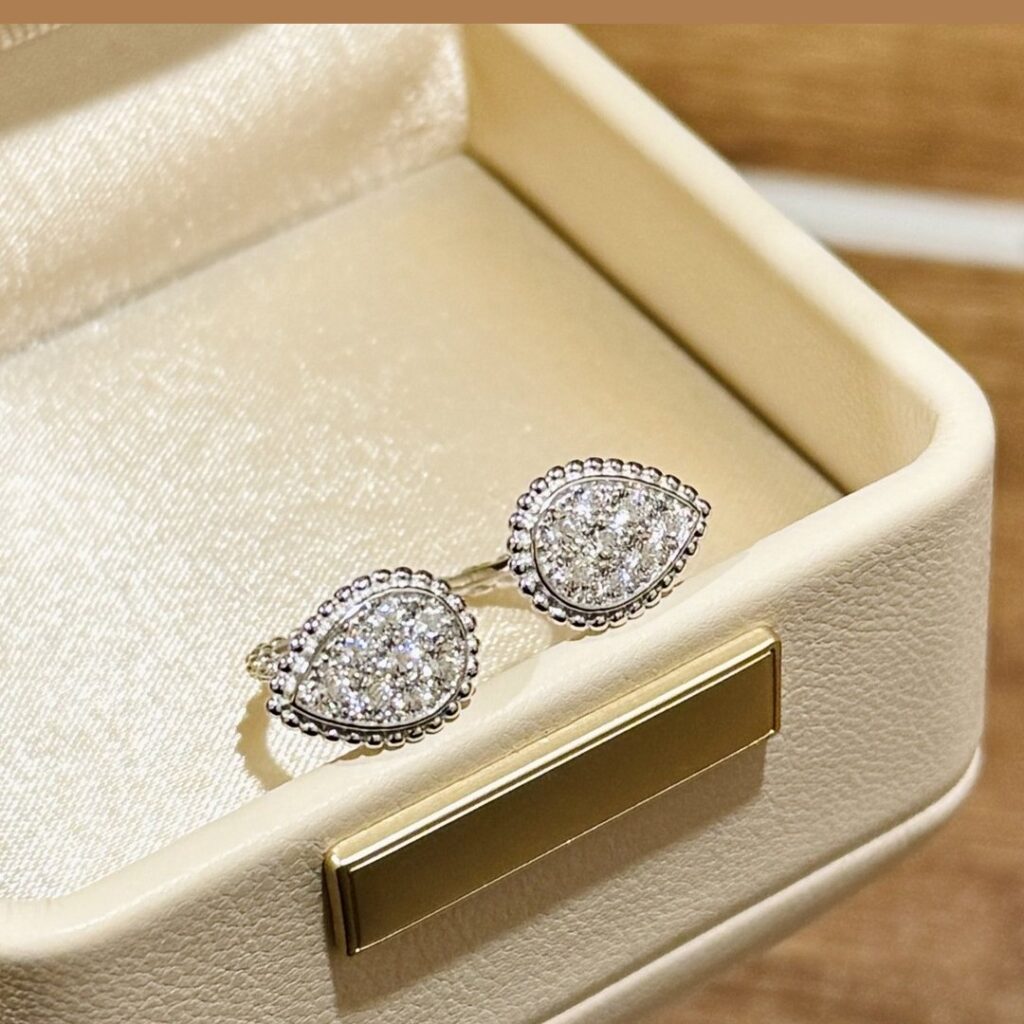 925 Sterling Silver Teardrop Wheat Leaf Open Ring Wholesale