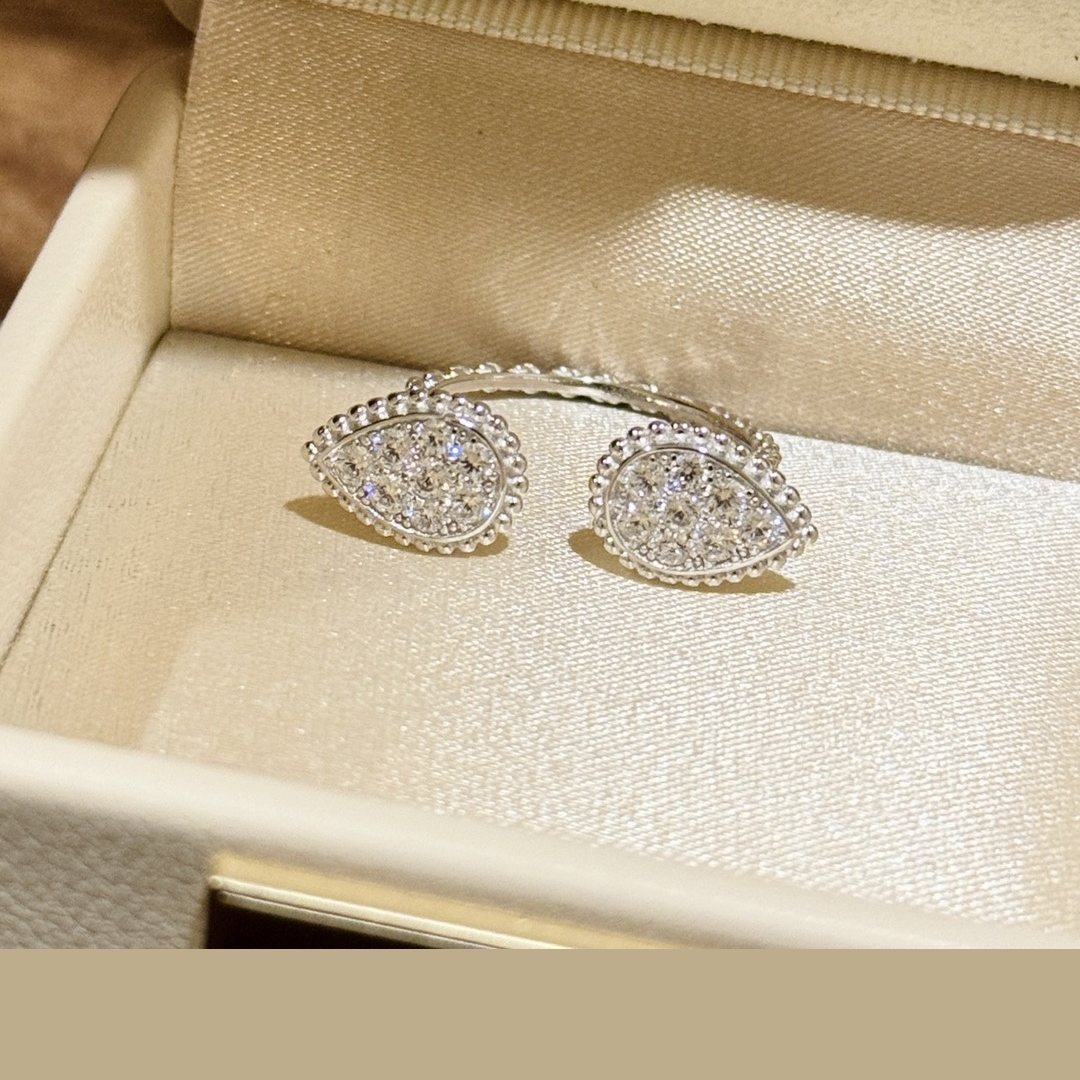 925 Sterling Silver Teardrop Wheat Leaf Open Ring 925 Sterling Silver Teardrop Wheat Leaf Open Ring
