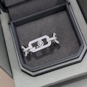 925 Sterling Silver Two Finger Chain Ring Packaging View