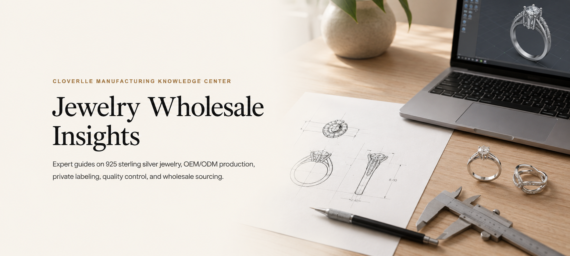 Jewelry Wholesale Insights — expert guides on 925 sterling silver jewelry, OEM/ODM production, private labeling, quality control, and wholesale sourcing