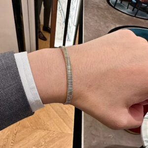 Gold Plated 925 Sterling Silver Minimal Bangle Wholesale