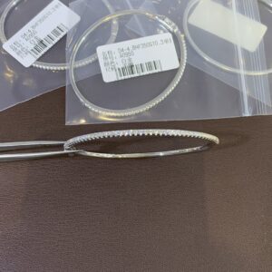 Gold Plated 925 Sterling Silver Pave Bangle Wholesale