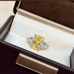 Gold Plated 925 Sterling Silver Pave Stone Ring Packaging View