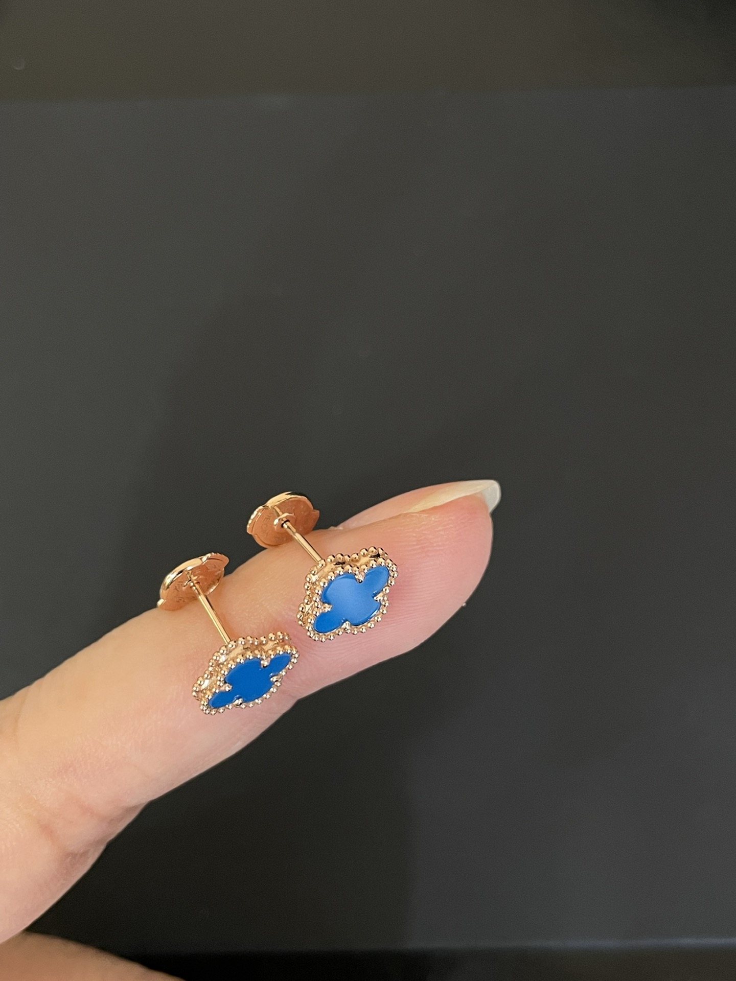 Rose Gold Plated 925 Sterling Silver Mini Clover Stud Earrings Wholesale Rose Gold Plated 925 Sterling Silver Mini Clover Stud Earrings Wholesale