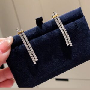 Two Tone 925 Sterling Silver Edge Stud Earrings Wholesale Two Tone 925 Sterling Silver Edge Stud Earrings Wholesale